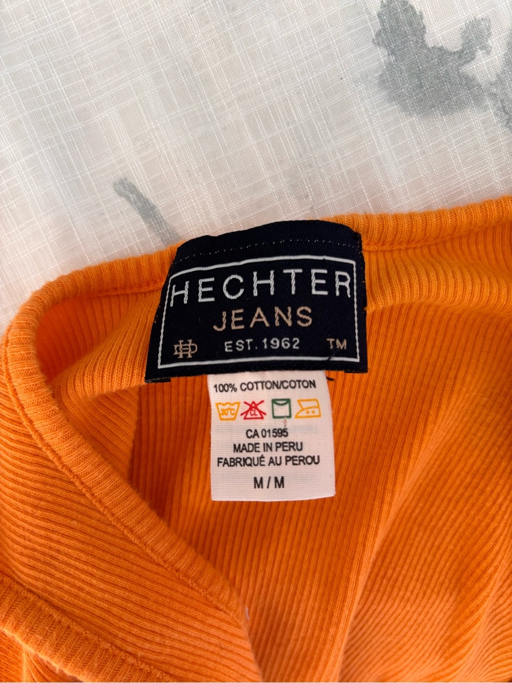 Hechter Jeans Ribbed Tank 🧡 - Picture 5 of 5